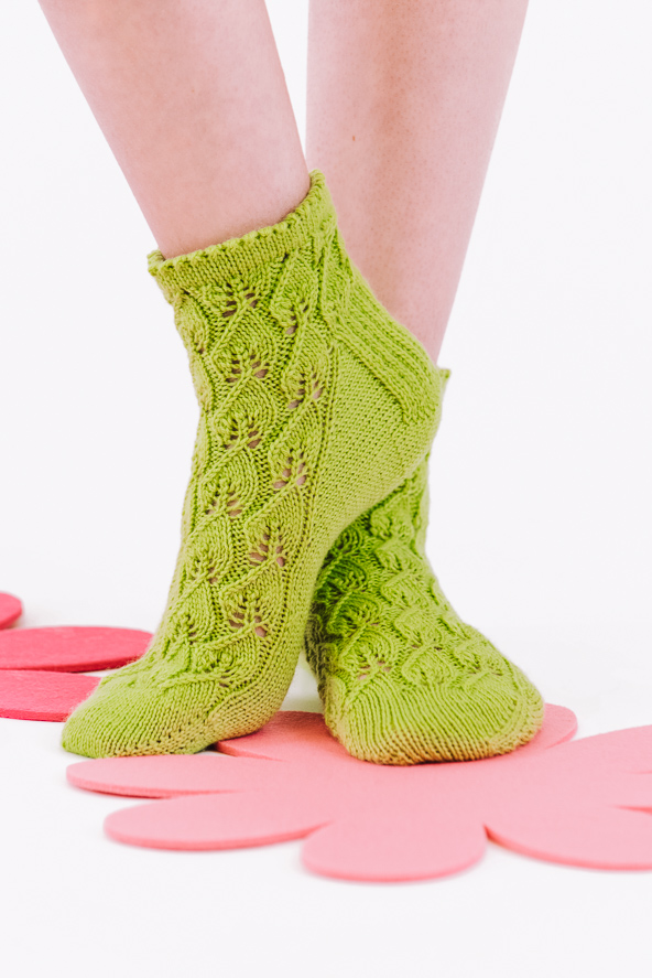 Simple Short Socks Knitting Pattern – Knitting
