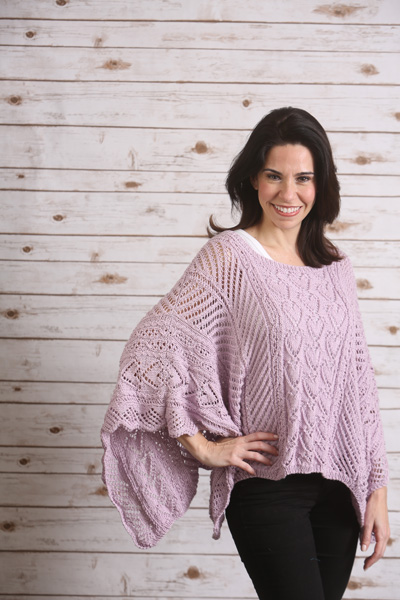 Romantic Lace Poncho - I Like Knitting