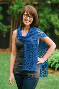 Chevron Lace Scarf - I Like Knitting