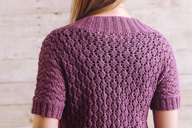Open Front Lace Cardigan - I Like Knitting